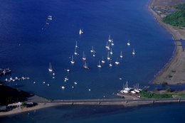 Aerial-view;-Anchorage;-Beach;-Causeway;-Comoros-Archipelago;-France;-Indian-Ocean;-Kaleidos;-Kaleidos-images;-La-parole-à-limage;-Laurent-Abad;-Mayotte;-Sailboats;-Sea;-Stories-Pictures